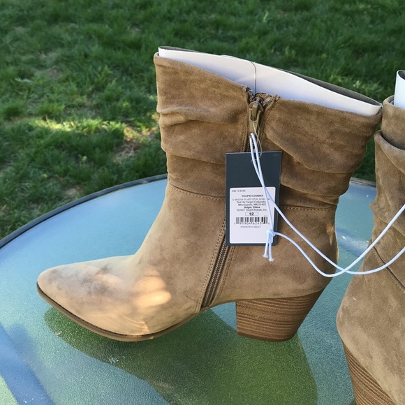 Universal thread new ankle boots memory foam taupe - Picture 4 of 9